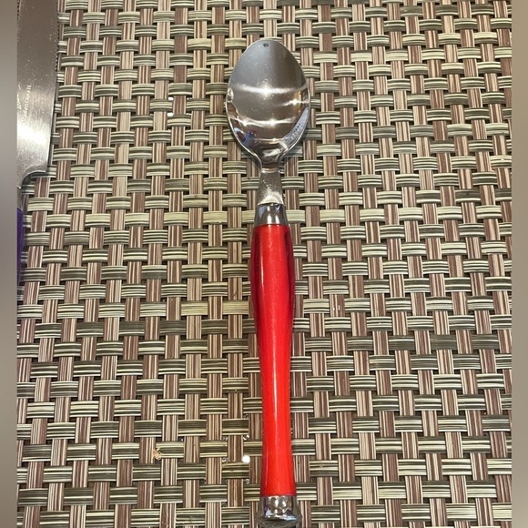 Gibson 6 -piece Replacements / Expansion Blue Purple and Red Stainless Flatware - Picture 4 of 10